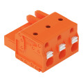 Connecteur femelle pour 1 conducteur orange