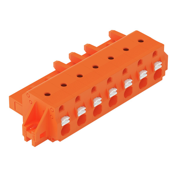 Connecteur femelle pour 1 conducteur orange - Wago - 2231707/031000