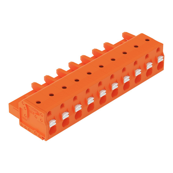 Connecteur femelle pour 1 conducteur orange