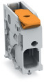 Borne pour circuits imprimés levier 6mm² pas7.5mm 1 pôle, noir
