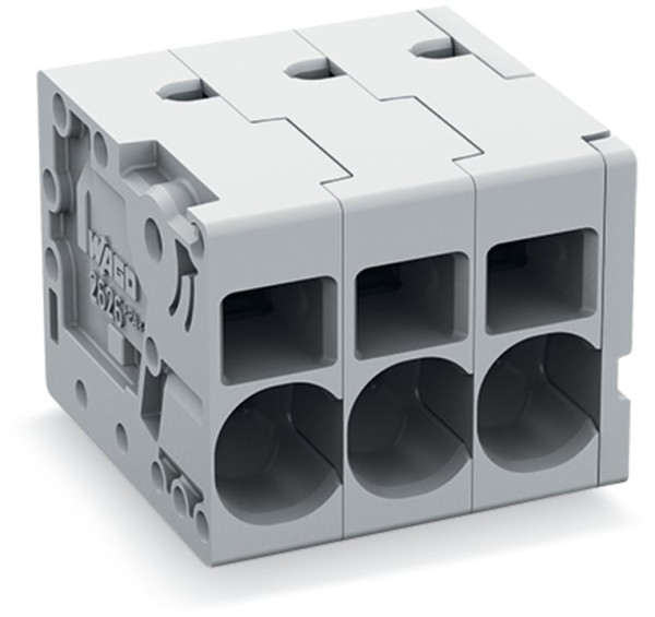 Borne pour ci 6mm² pas7.5mm 11 pôles, gris