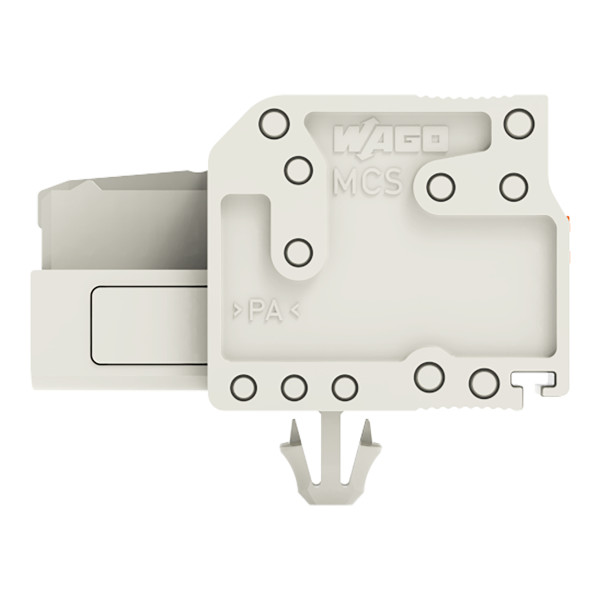Connecteur femelle pour 1 conducteur 100% protégé contre l'inversion, gris clair