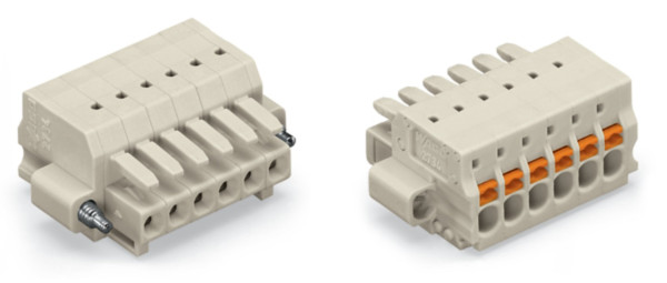 Connect f ccs 3.5mm/6-pol/gris-clair
