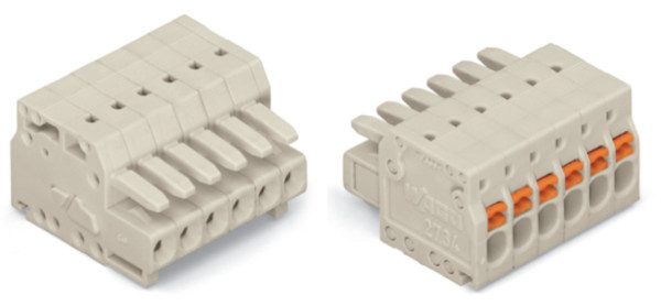 Connect fem 3,5mm pi/10-pol/gris-cl