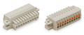 Connecteur femelle pour 1 conducteur 100% protégé contre l'inversion, gris clair