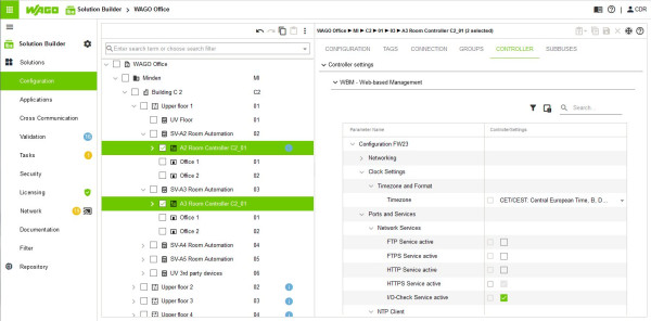 Wago solution builder