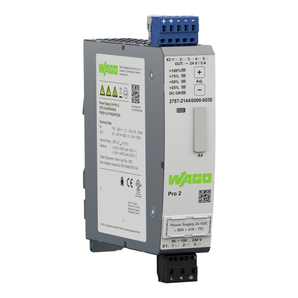 Alimentation; pro 2; monophasée; tension de sortie 24 v dc; courant de sortie 5 