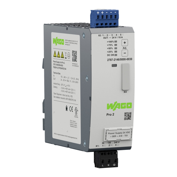 Alimentation; pro 2; monophasée; tension de sortie 24 v dc; courant de sortie 10