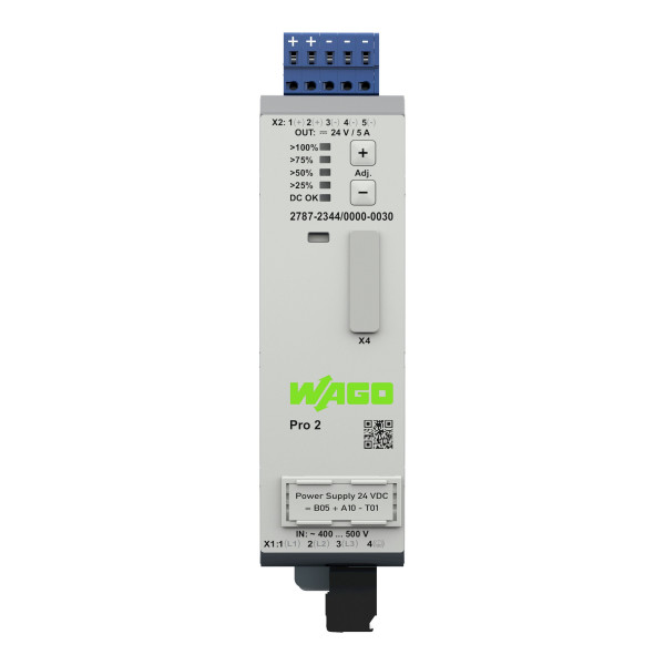 Alimentation à découpage pro 2 triphasée 400 v ac / 24 v dc - 5 a