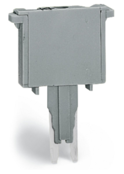 Module enfichable 2 pôles, gris