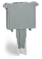 Module enfichable pour bornes de base 2 pôles, gris