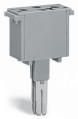 Module enfichable 2 pôles, gris