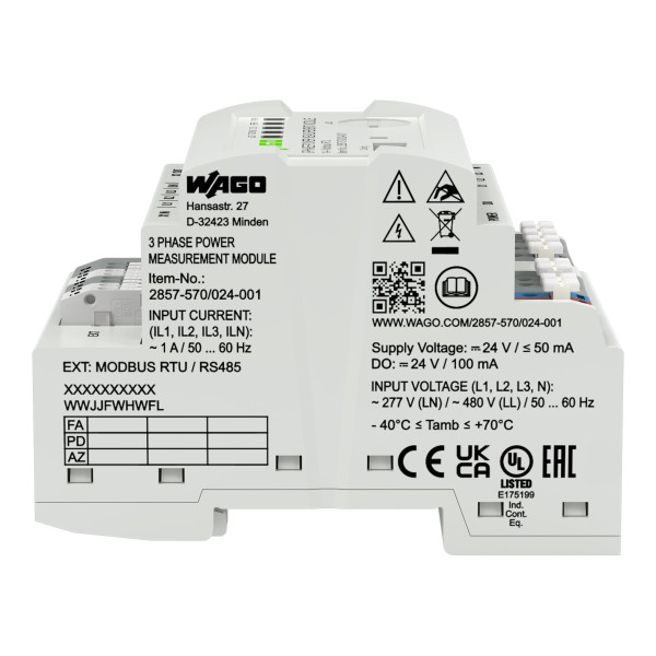 Centrale de mesure 3ph-p 3x400/690 v/1 a m rtu