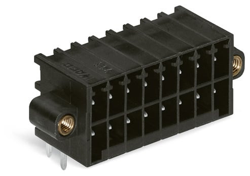 Connecteur mâle thr, 2 rangées