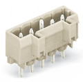 Connecteur mâle détrompé / broches à souder droite 1,2 x 1,2 mm, sans terre avan
