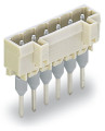 Connecteur mâle droit détrompé / avec broches de contacts longues 1,2 x 1,2 mm ,