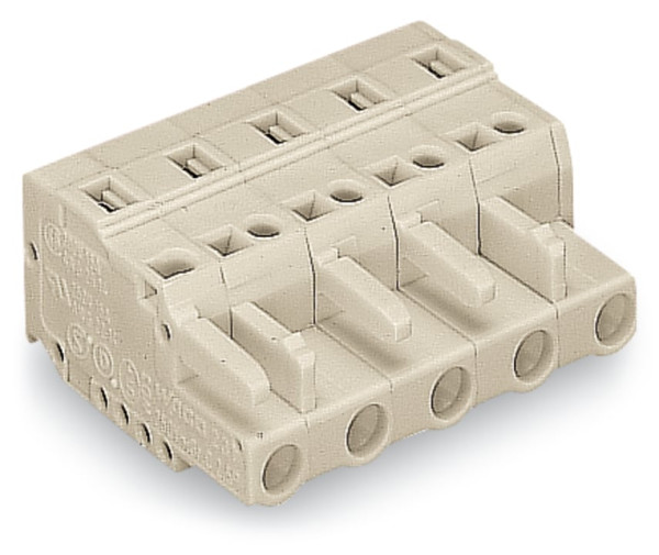 Connecteur femelle avec cage clamp 6 pôles