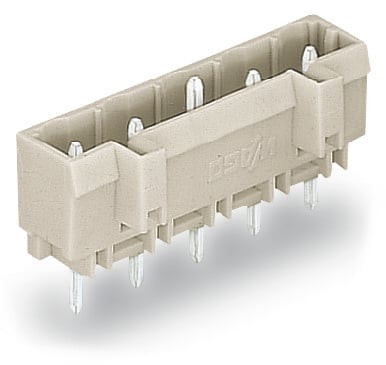 Connecteur mâle tht 1.2 x 1.2 mm solder pin droit, gris clair
