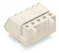 Connecteur femelle coudé avec cliquet de verrouillage, 5 pôles
