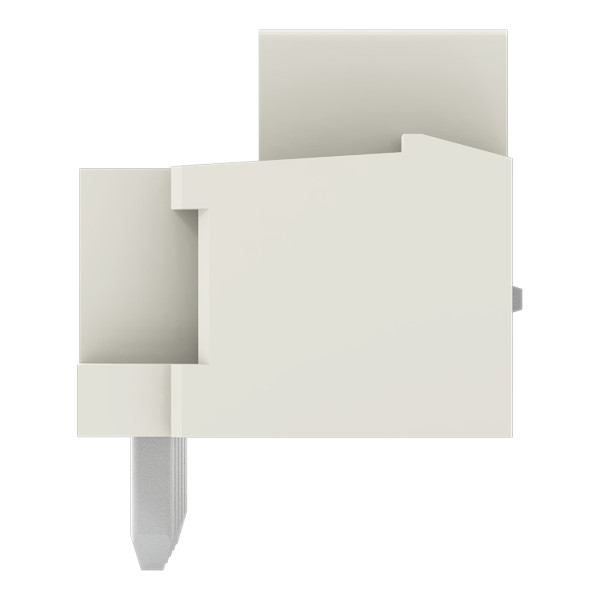 Connecteur mâle détrompé / broches à souder coudée 1,2 x 1,2 mm, contact de terr