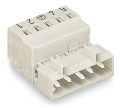 Connecteur mâle détrompé / 5 pôles / avec contact de terre avancé / pas 5 mm / g