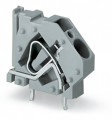 Borne modulaire pour circuits imprimés 6mm² pas7.5mm 1 pôle, bleu