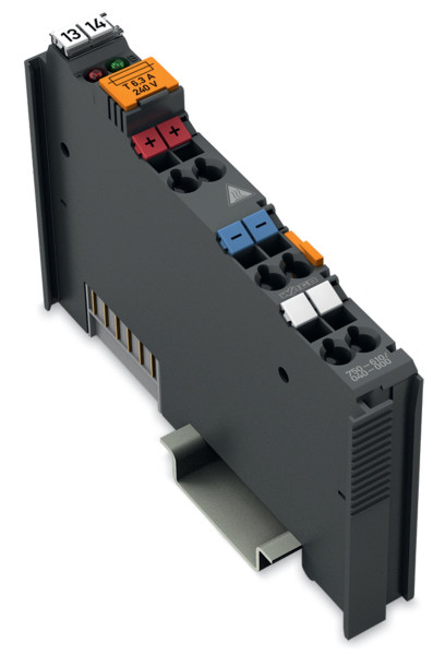 Borne d'alimentation 24 v dc avec porte-fusible et diagnostic xtr