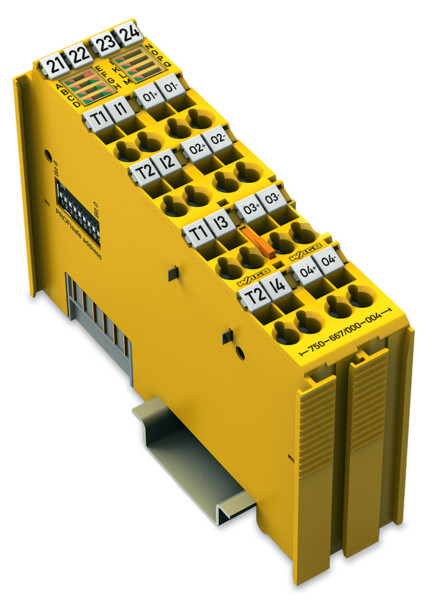 Borne 4 entrées 4 sorties 24 v dc - 2 a profisafe v2.6 - ipar