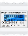 Compteur électrique modulaire Polier tétrapolaire 100A certifié MID - Simple tarif