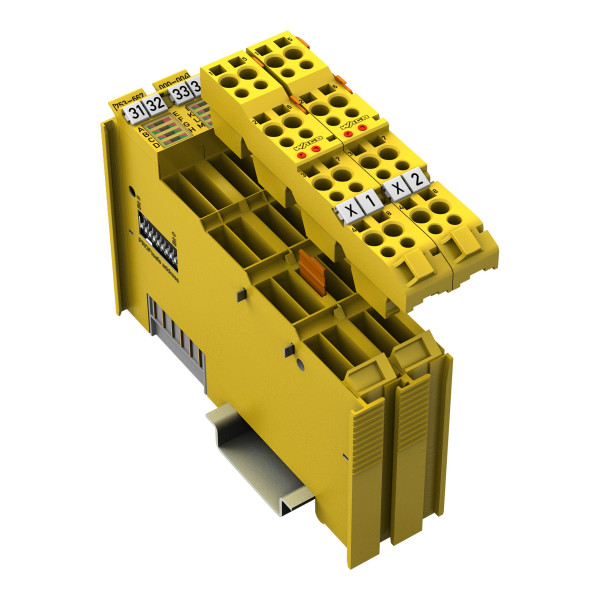 Borne 4 entrées 4 sorties 24 v dc - 2 a profisafe v2.6 - ipar - débrochable
