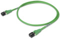 Cordon ethernet rj-45 cat 6a s/ftp - déverrouillage axial - 2 m