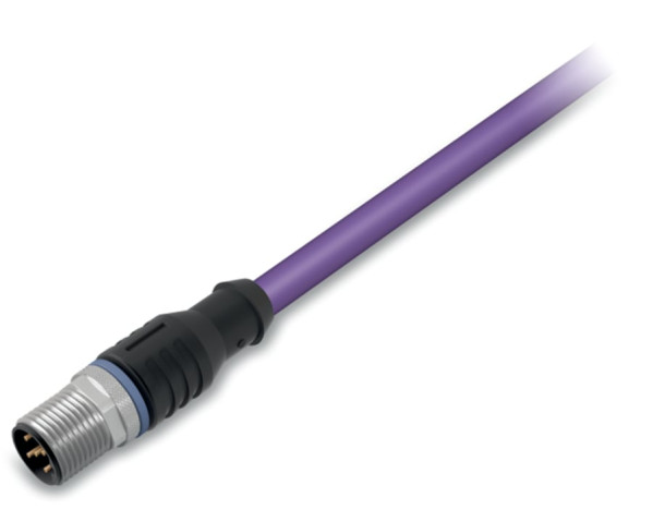 Câble canopen/devicenet - m12 mâle droit - extrémité libre - 20m