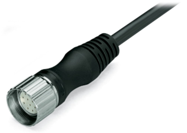 Câble connexion - 12 pôles - m23 femelle droit - extrémité libre - 5 m