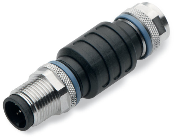 Terminaison rs-422/485 - 5 pôles - m12 mâle droit - m12 femelle droit