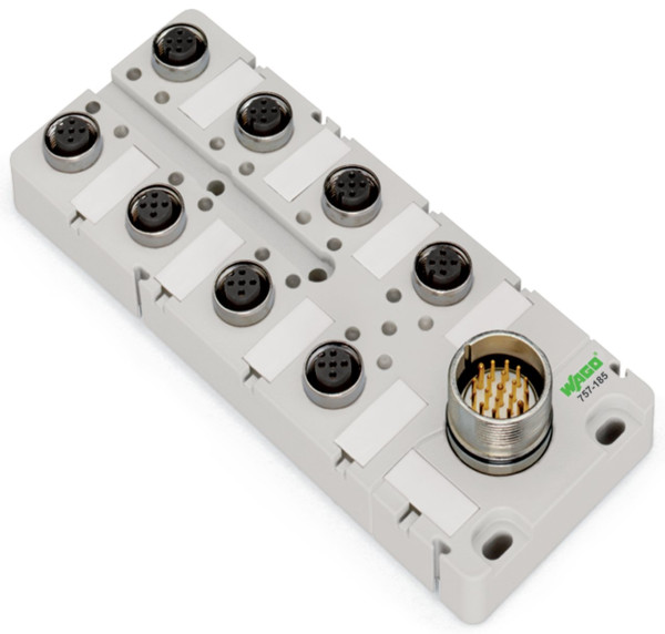 Répartiteur ip67 - 8xm12 5 pôles - m23 19 pôles - sans leds