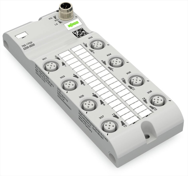 Module ip67 io-link cl. a 16 e/s tor 24v 2a 8xm12