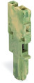 Connecteur femelle 1c / 1 pôle / vert-jaune