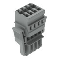 Connecteur femelle 1c, 4 pôles / avec cliquet de verrouillage