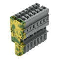 Connecteur femelle pour 1 conducteur ja-ve/gris