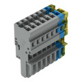 Connecteur femelle pour 1 conducteur gris/bleu/ja-ve