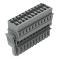 Connecteur femelle 1c, 11 pôles / avec cliquet de verrouillage