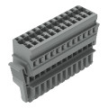 Connecteur femelle 1c, 12 pôles / avec cliquet de verrouillage
