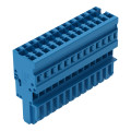 Connecteur femelle pour 1 conducteur, av. détrompeurs, 13 pôle,"r"=4mm² bleu