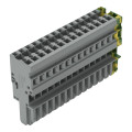 Connecteur femelle pour 1 conducteur gris/ja-ve