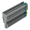 Connecteur femelle pour 1 conducteur gris/bleu/ja-ve