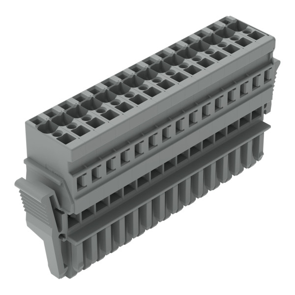 Connecteur femelle 1c, 15 pôles / avec cliquet de verrouillage
