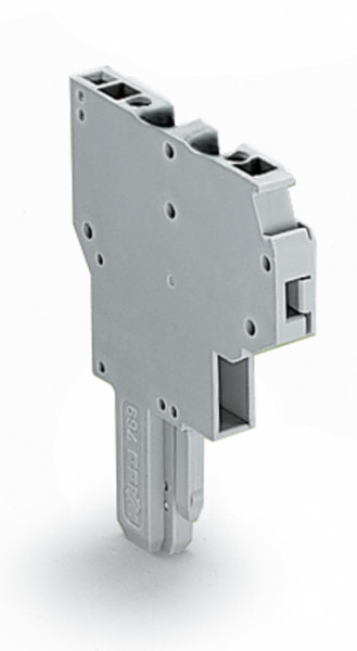 Connecteur femelle pour 2 conducteur vert-jaune