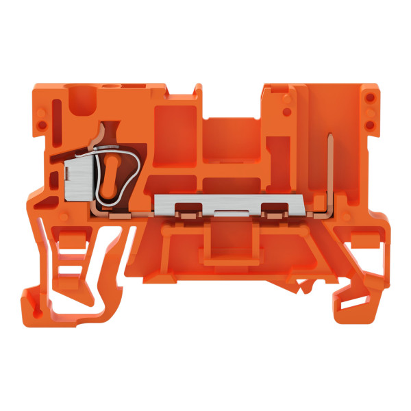Borne de base 1 conducteurs/1 broche orange