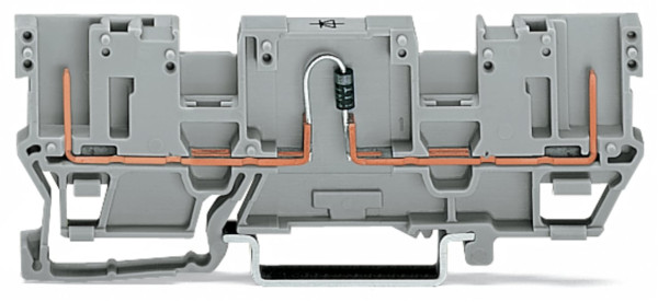 Borne de base à diode, 2 broches