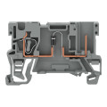 Borne de base, 1c / 1 broche, à diode/ gris